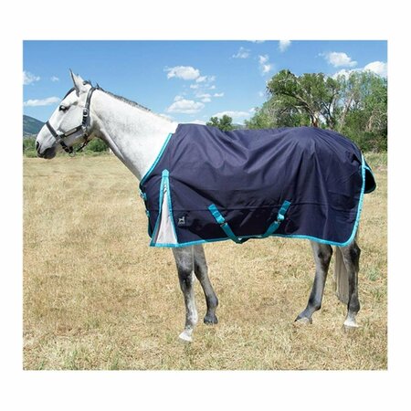 FIENDDEMONIO 86 in. 1200 Denier Kratos Turnout Sheet, Navy FI3000178